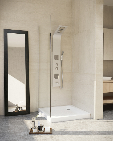 Oldalfal 22.011/2 zuhanyajtóhoz 80x185 cm